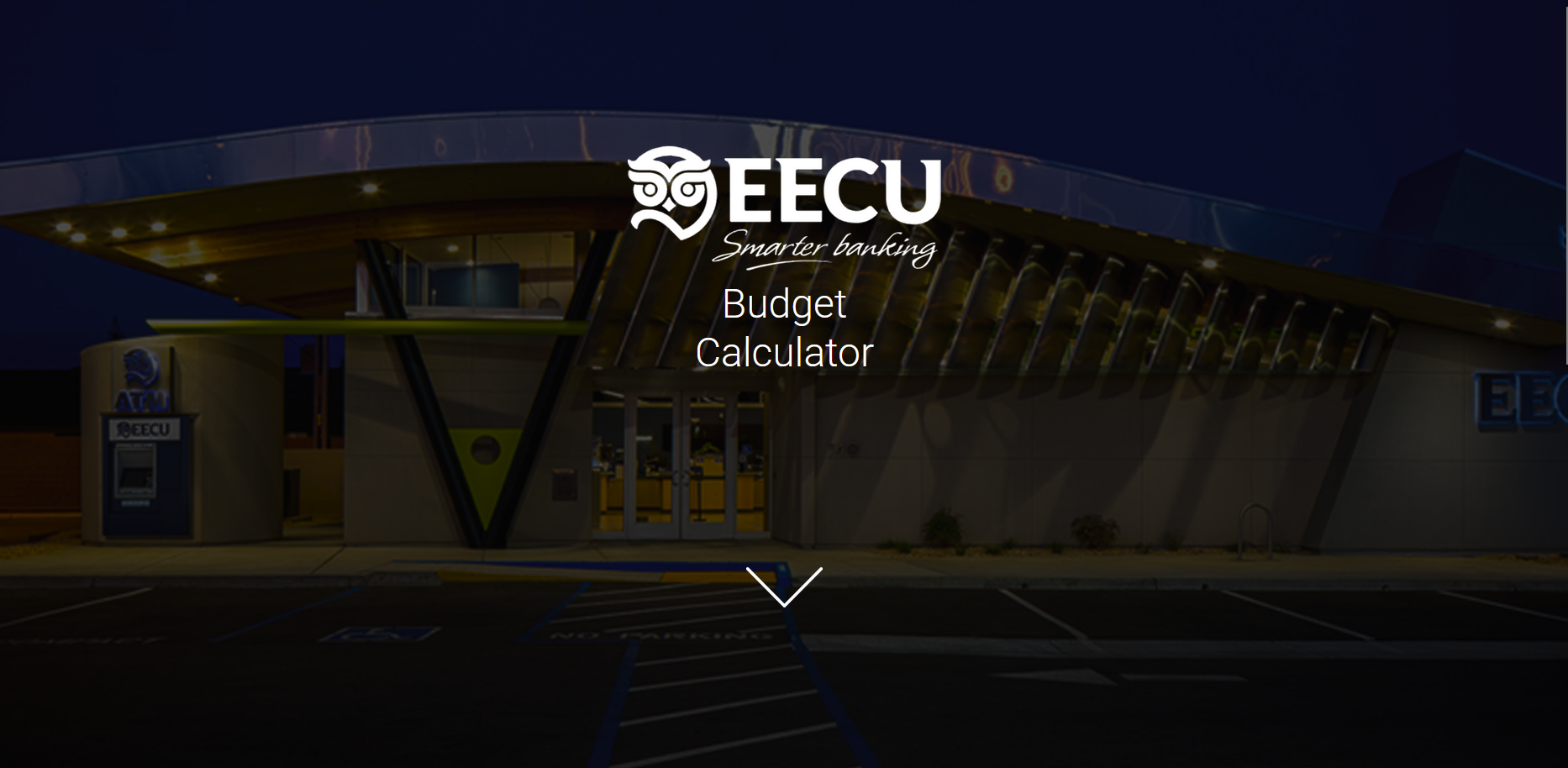 EECU Budget Calculator website image